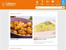 Tablet Screenshot of culinar.ro